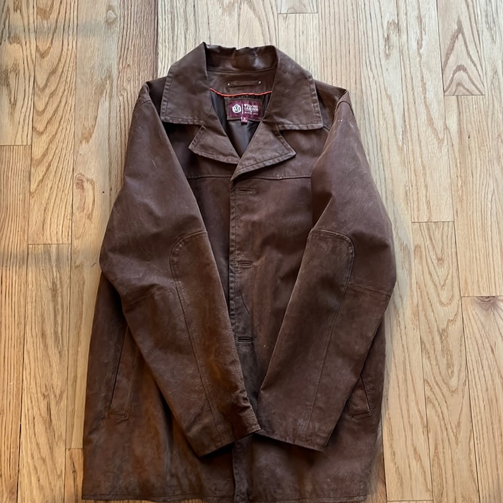 Leather Field Jacket Gem